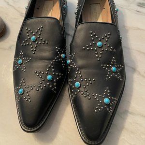 Valentino Star Studded loafers, Size 8.5